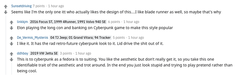 Illustration for article titled The Internet Reacts To Tesla's Cybertruck, Which Looks Like A PS1 Car